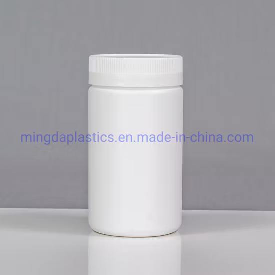 Contenitori resistenti alle alte temperature Integratore alimentare Tamper Evident Healthcare Flaconi in HDPE da 300 ml Barattolo di plastica