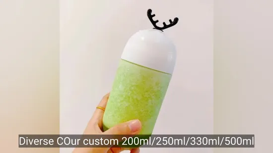 Bottiglia di plastica del contenitore di imballaggio in PET HDPE in plastica con tappo in plastica